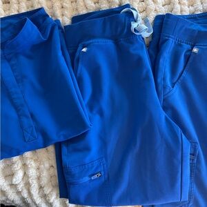Figs Scrubs - 3 pc Rafaela and Zamora - Royal Blue